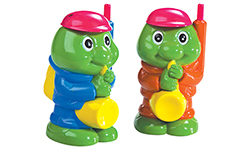 The frog toothpicks extinguishers automatically 